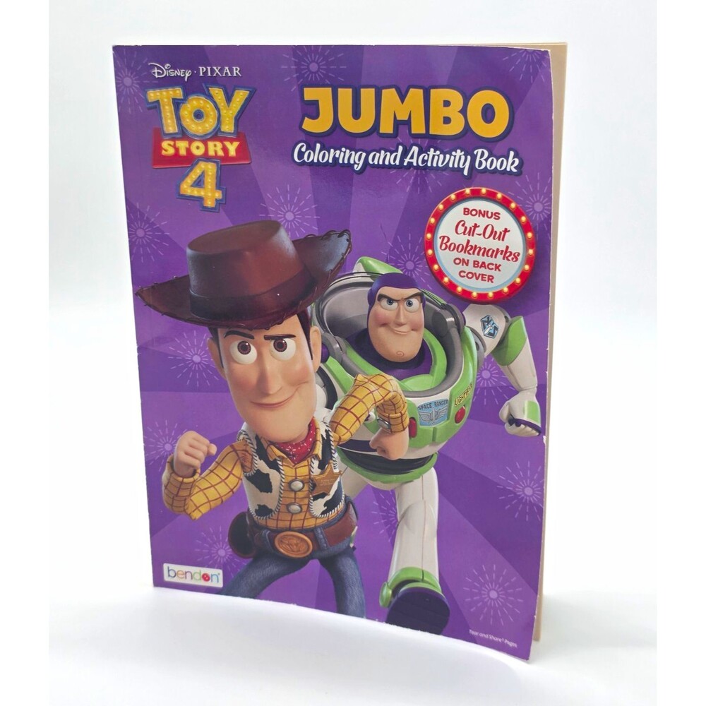 Disney Pixar Toy Story 4 Jumbo Coloring & Activity Book Paperback Illustrated